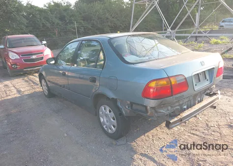 2000 Honda Civic Lx from USA, damaged, VIN 1HGEJ6676YL024275